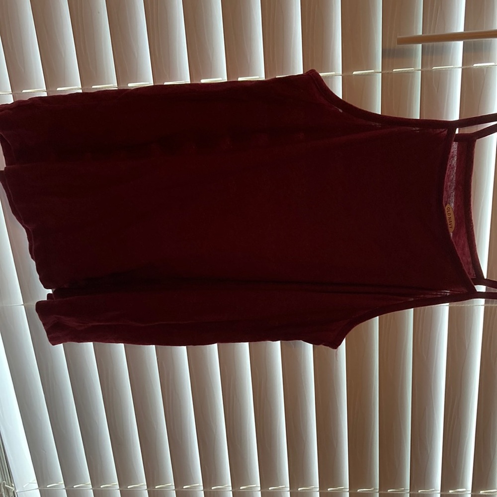 A red tank top